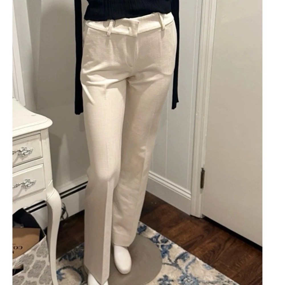 Piazza Sempione NWT | Women's Italian Tailored Trousers | Ivory | IT 38 (US 0-2)